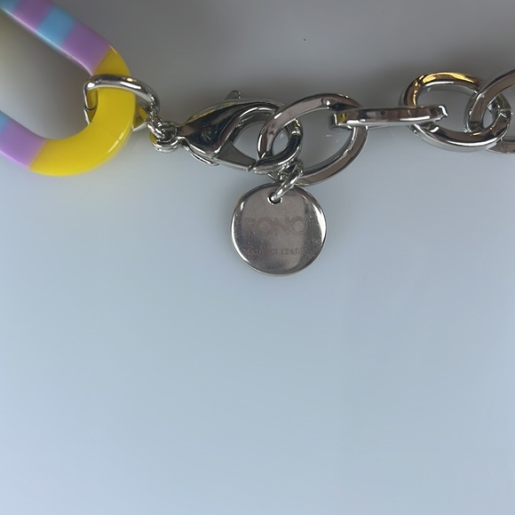 Pono by Joan Goodman Chain Statement Choker Necklace S83-9 - Picture 2 of 3